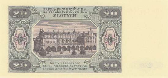 20 Zloty Polen p137 1948